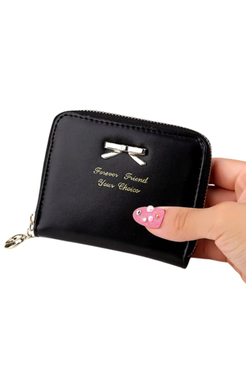 Bifold PU Leather Coin Pouch Wallet