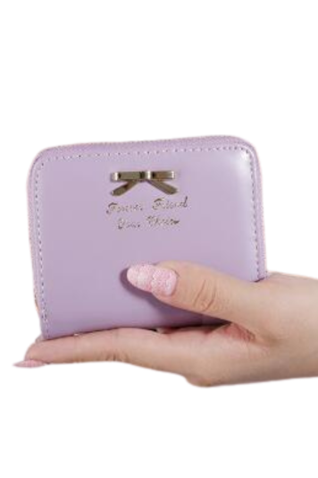 Bifold PU Leather Coin Pouch Wallet