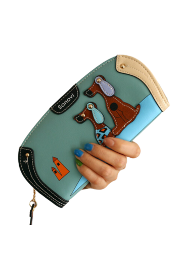 Cartoon Dog Zip Wallet