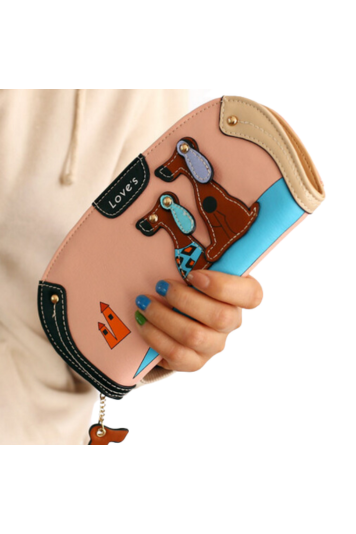 Cartoon Dog Zip Wallet