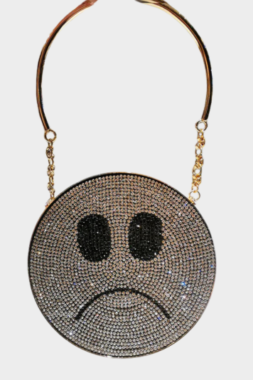 Diamond Emoji Face Handbag