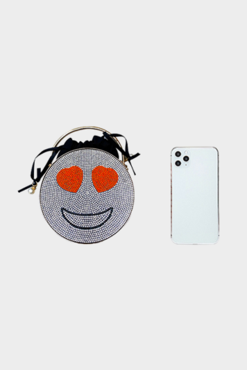 Diamond Emoji Face Handbag