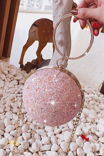 Glitter Crystal Ball Handbag