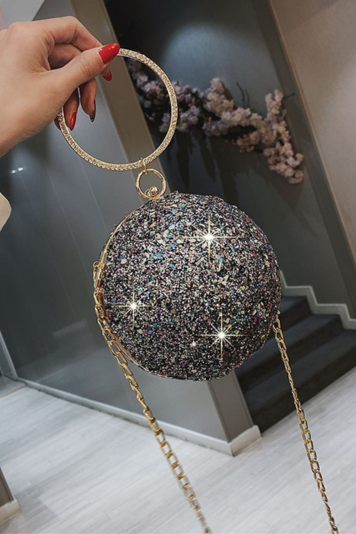 Glitter Crystal Ball Handbag