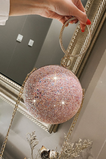 Glitter Crystal Ball Handbag