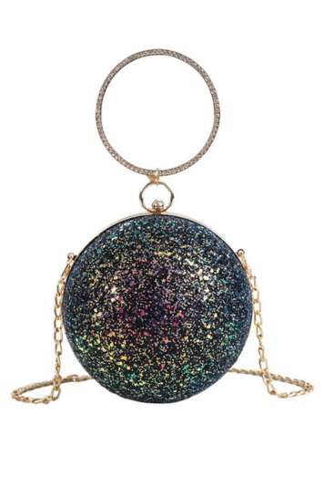 Glitter Crystal Ball Handbag