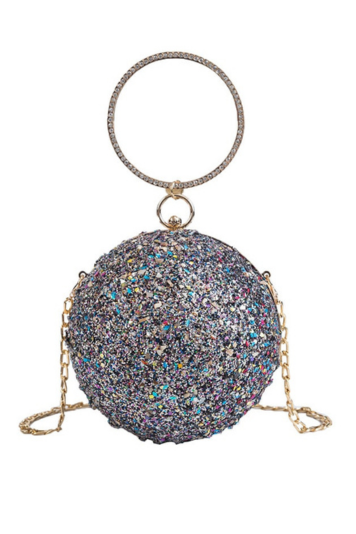 Glitter Crystal Ball Handbag