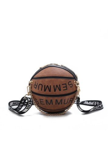 Letter Chain Basketball Bag Handbag