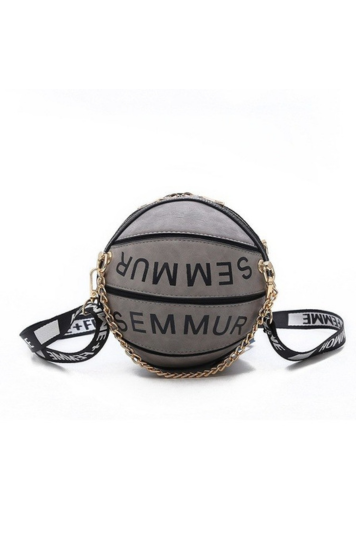 Letter Chain Basketball Bag Handbag