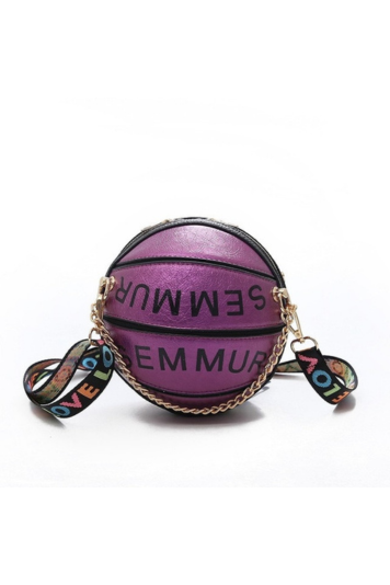 Letter Chain Basketball Bag Handbag