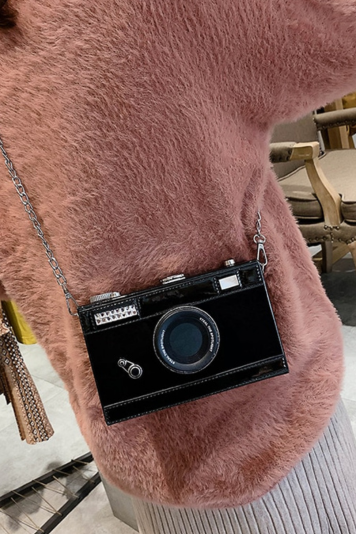 PU Leather Camera Handbag