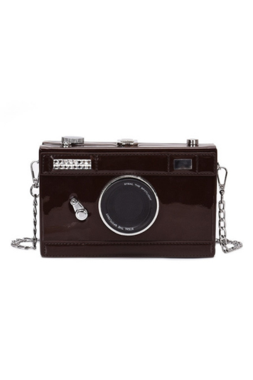 PU Leather Camera Handbag