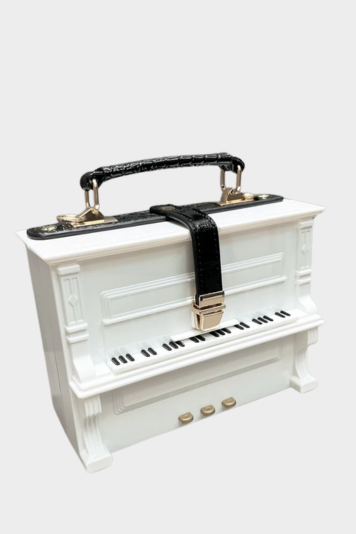 PU Leather Piano Handbag