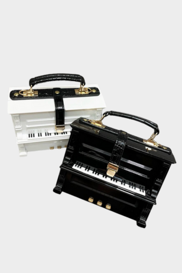 PU Leather Piano Handbag