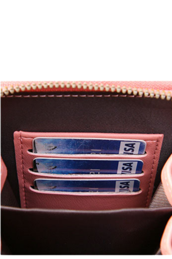 PU Leather Touch Screen Mobile Phone Handbag