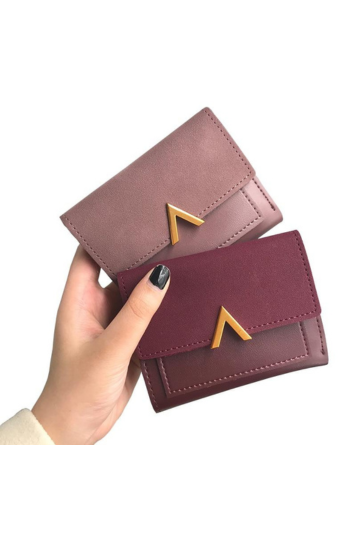 PU Matte Leather Luxury Card Holder Wallet