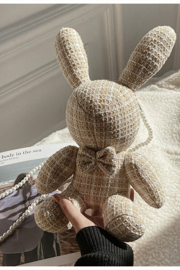 Woven Rabbit Handbag